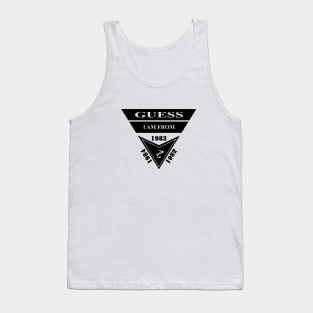 GUESS, I AM FROM? SAMER BRASIL 1983 1984 1985 Tank Top